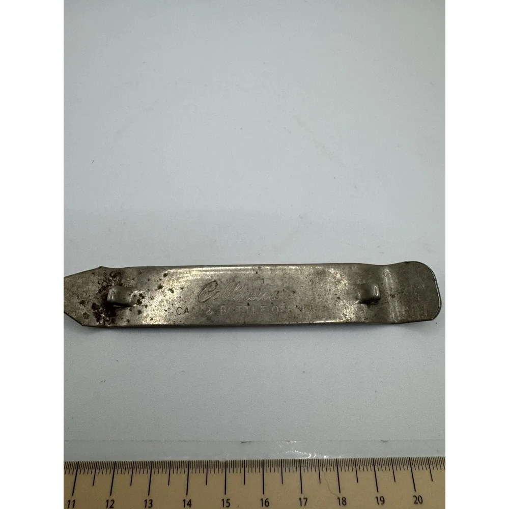 Vintage 1960s Collinsware Can & Bottle Opener Collins Bros., Chicago 4.5